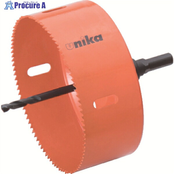 UNIKA ハイスホールソー ダウンライト用 100mm ストレートシャンク HSDL-100ST 1本 ▼195-1625