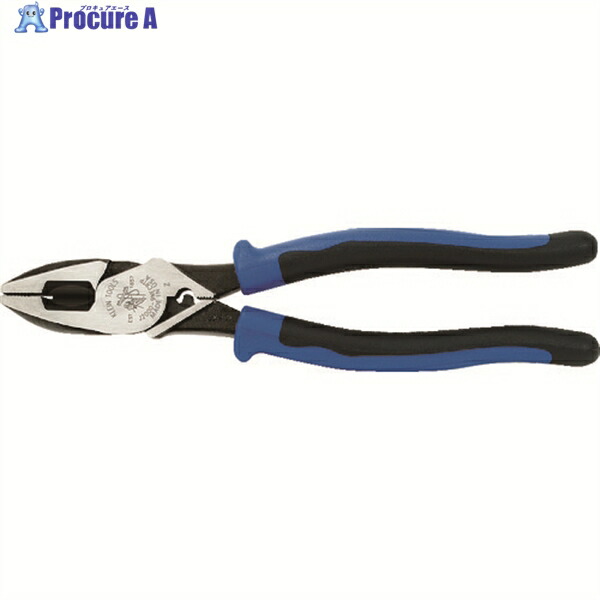 KLEIN 強力型ペンチ 偏芯タイプ 呼線引き機能付 コンフォートハンドル J2000-9NECRTP 1丁 ▼195-2058