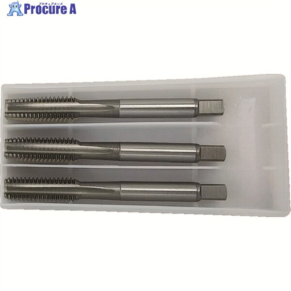 OSG 一般用ハンドタップセット(ハイス)(メートルねじ用) M14 ピッチ1.25mm 1004 HT-H-M14X1.25-SET(1004) 1S ▼201-0615  ●YA513