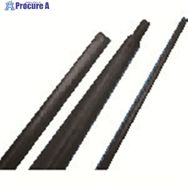 TRUSCO 耐熱150℃収縮チューブ 収縮前内径4.8mm 長さ1m 10本入り 黒 HR150-4.8BK 1袋 ▼207-2985