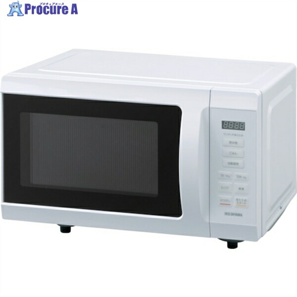 IRIS 100943 単機能レンジ17L ターンテーブル ホワイト IMB-T178-W 1台 ▼457-3100