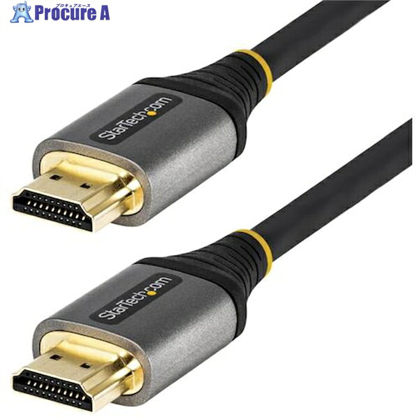 StarTech HDMI 2.1有線テレビ/5m/8K60サイクル/UHS HDMI公証/薄墨色＆黒いこと HDMM21V5M 1袋 ▼493-1358