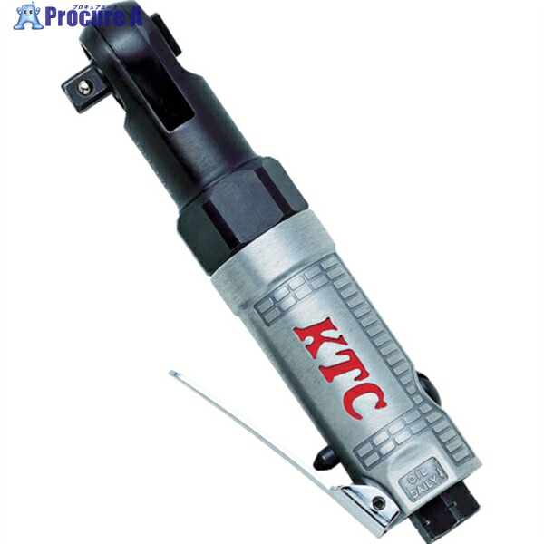 KTC エアラチェットレンチ 9.5sq.ミニ型ミニラチェ 能力ボルト径10mm ソケット差込角9.5mm JAR353 1台 ▼773-6975