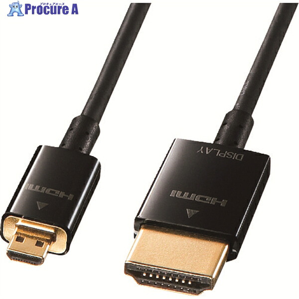 SANWA イーサネット相応うハイスピードHDMIマイクロ有線テレビ5m KM-固定ディスク23-A50K 1本 ▼201-8076