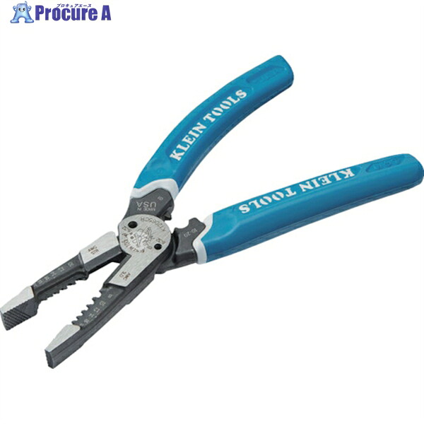 KLEIN ワイヤーストリッパー 211mm(重作業用・圧着機能付き) K12065CR 1丁 ▼246-3775
