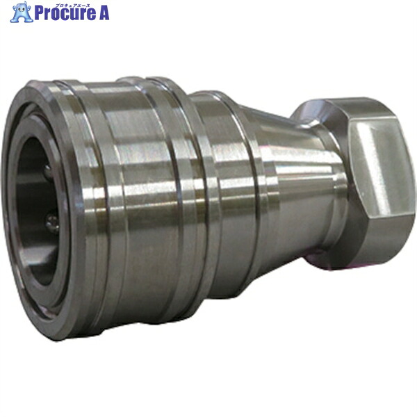 FLOBAL 両路開閉型クイックカップリング KS-6S(SUS304) KS-6S(SUS304) 1個 ▼352-9336