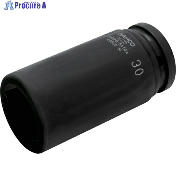BAHCO 3/4” ディープインパクトソケット36粍 K8906M-36 1個 ▼383-6671