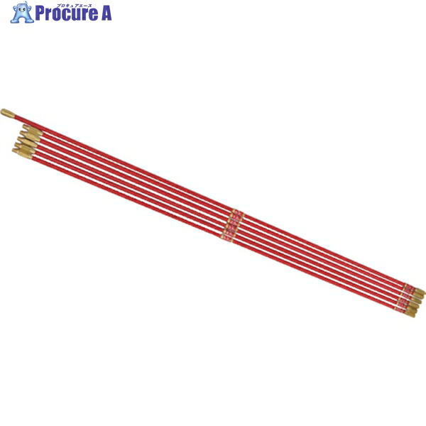 NIKKO 検尺棒 8φx6m(ジョイントタイプ) KJB-1M-6 1式 ▼540-0697