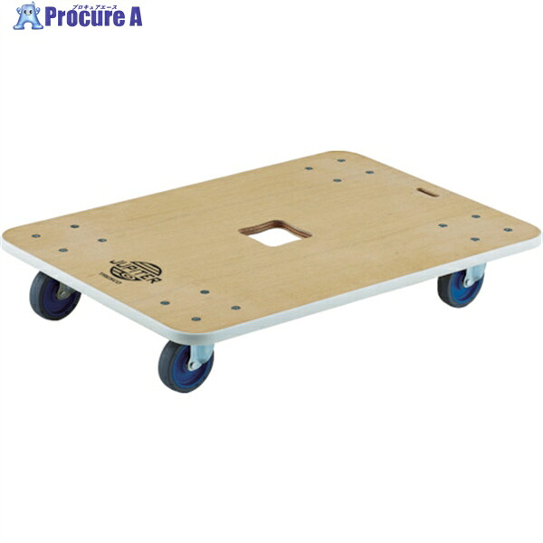 TRUSCO 木製平台車 ジュピター 800X550 φ100 300kg JUP-800-300 1台 ▼819-4967 |プロキュアエース