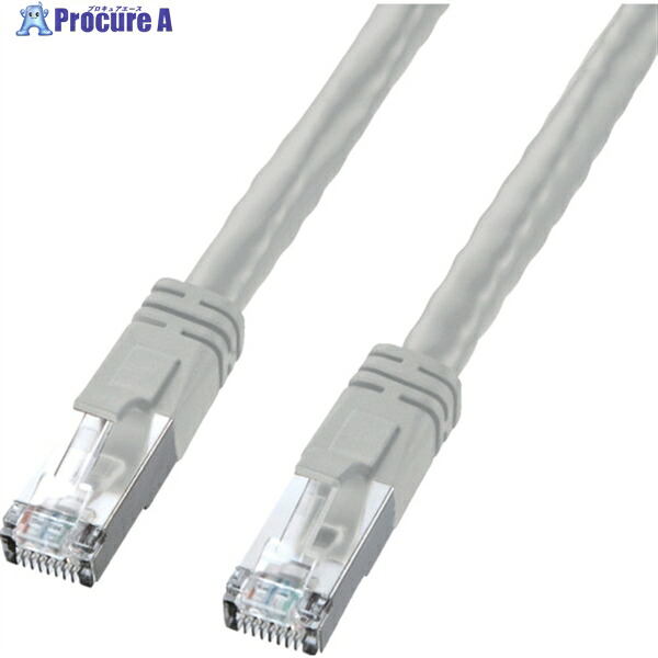 SANWA CAT6 LANケーブル PoE対応タイプ ライトグレー 30m KB-T6POE-30 1本 ▼835-3077 ｜プロキュアエース