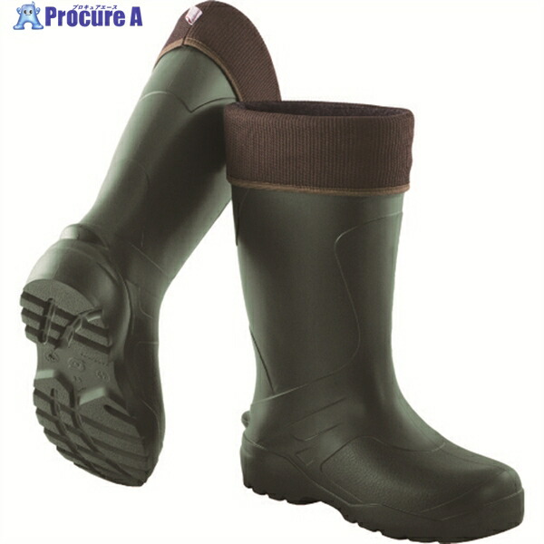 Camminare EVA防寒長靴 Explorer 28.0 グリーン KEX-Z-46-28.0 1足 ▼856-2277