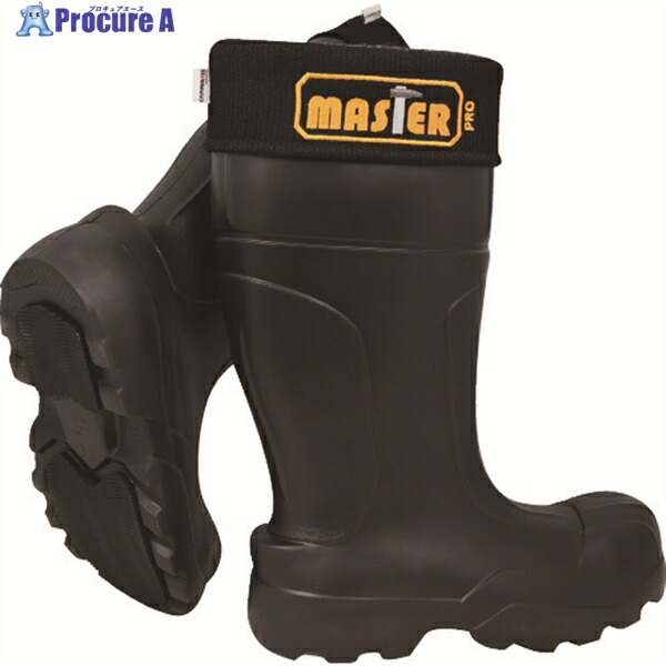 Camminare 【売切廃番】EVA防寒セフティブーツ Master ゴム底 26.0 ブラック KMCW-42-26.0 1足 ▼856-2305