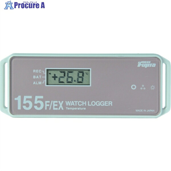 Fujita 表示付温度データロガー(-80℃タイプ) KT-155F/EX 1台 ▼859-7047