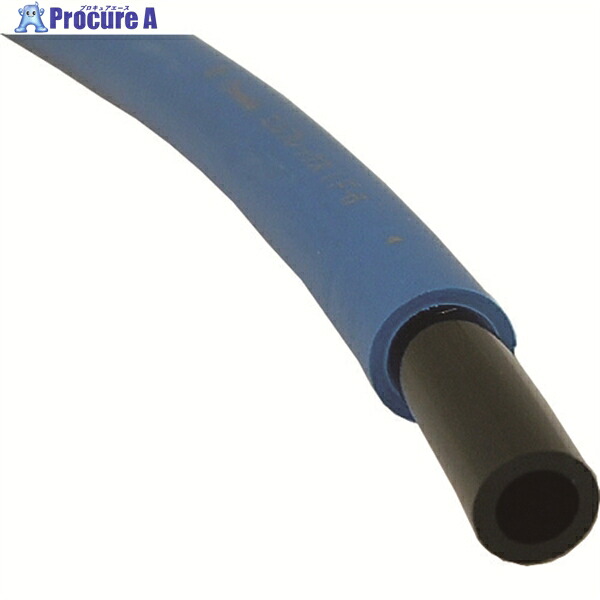 チヨダ エルフレックス スパッタ防止用二重管チューブ 6mm/20m ライトブルー LE-6 LB 20M 1本 ▼167-4742