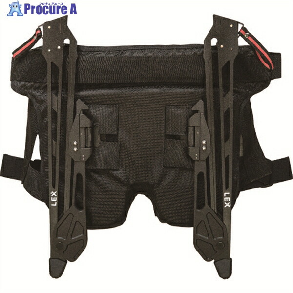 ASTRIDE 【売切廃番】【在庫限り特価】ウェラブルチェア LEX ブラック LEX-BIONIC-CHAIR-BK 1着 ▼206-4330