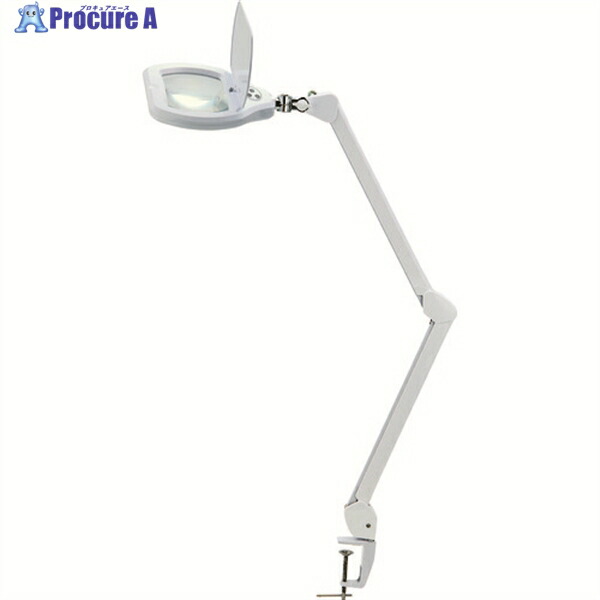 SK アーム式LED拡大鏡 無段階調光機能付 2倍 170x105mm LS2-S170AD 1台 ▼207-1776 ｜プロキュアエース