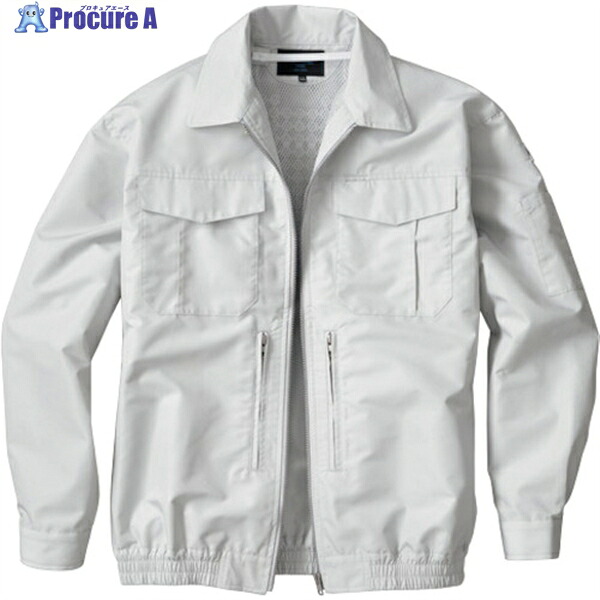 空調服 スペーサー一体型空調服[[R上]] シルバー 3L KU92130K30S5 1着 ▼255-5283