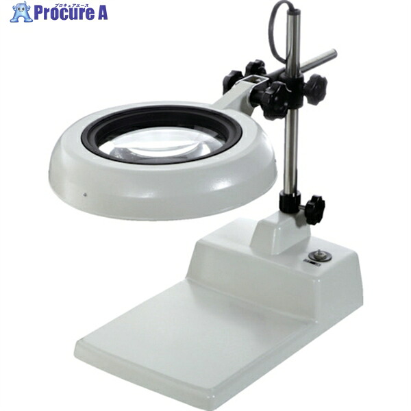 TRUSCO 【在庫限り】LED照明拡大鏡 4倍 テーブルスタンド型 LPSTX4 1台 ▼257-7436