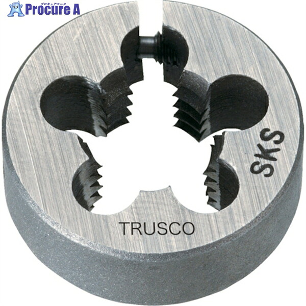 TRUSCO 左・アジャスタブル丸ダイス 38径 M12X1.75 (SKS) LT38D-12X1.75 1個 ▼401-8920