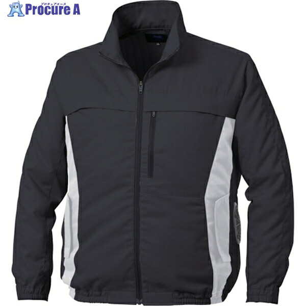 空調服 長袖ブルゾン(エプロン付き) チャコールグレー 4L KU92340K70S6 1着 ▼520-9577 |プロキュアエース