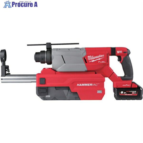 milwaukee M18 FUEL 32mm SDS-PLUS D ハンドルハンマードリル集塵機キット M18 FHPDDEXL-0C JP 1個 ▼536-4721