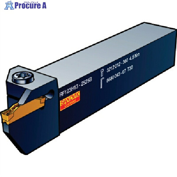SANDVIK コロカット1・2 突切り・溝入れ用シャンクバイト(480) LF123G19-2525B-042B (480) 1個 ▼609-7561 ●KO521