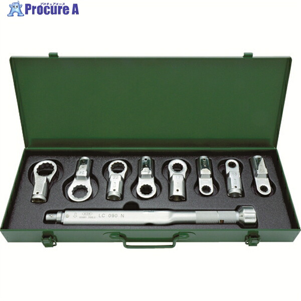 ASH トルクレンチめがねヘッドセット LC090N＋12-27mm LCR3000 1S ▼816-5286
