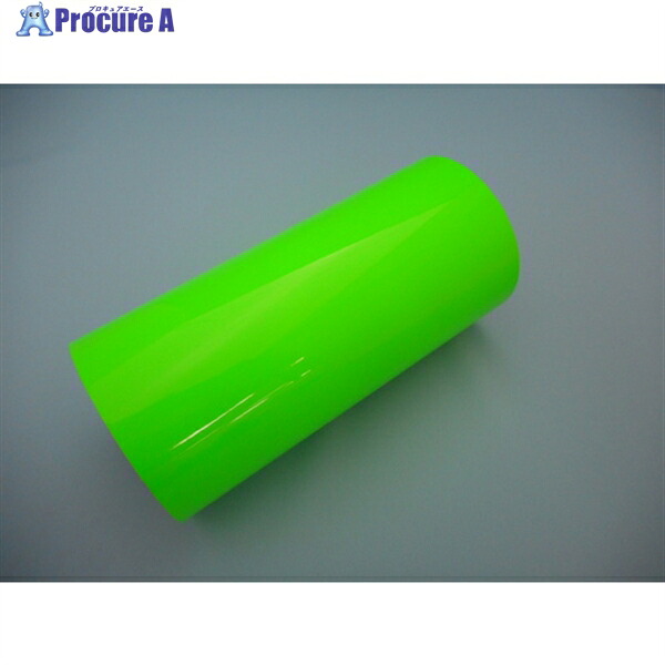 日東エルマテ 蛍光テープ 400mm×5m グリーン LK-400GN 1巻 ▼829-0934