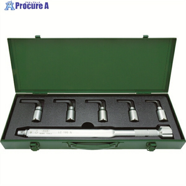 ASH トルクレンチ六角棒鍵尖端仕掛ける LC180N＋6-14粍 LCX4000 1S ▼838-4864