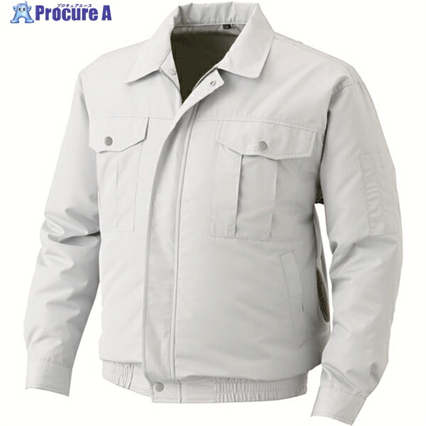 空調服 屋外作業用空調服[[R下]] ウェアのみ シルバー LL KU90720-C06-S4 1着 ▼856-7786 ｜プロキュアエース