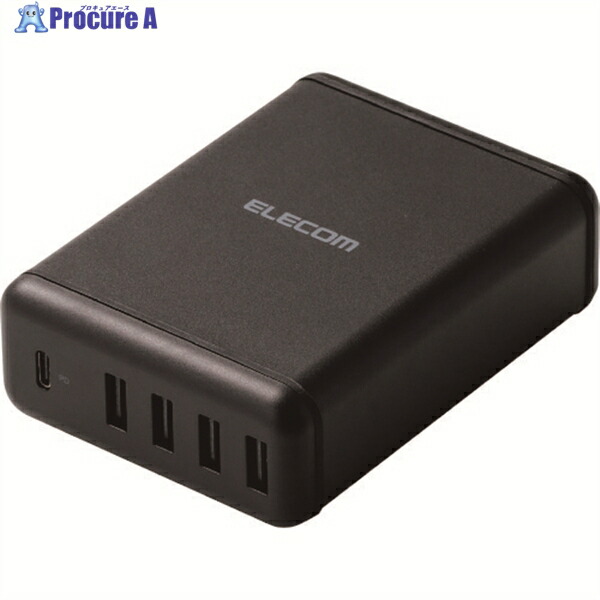 ELECOM Power Delivery対応 5ポートAC充電器 MPA-ACD02BK 1個 ▼203-7526