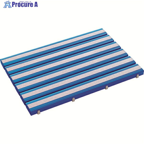 テラモト 抗菌滑り止め安全スノコ(完成品)600&times;900mm 青 MR-098-441-3 1枚 ▼102-7378 ｜プロキュアエース