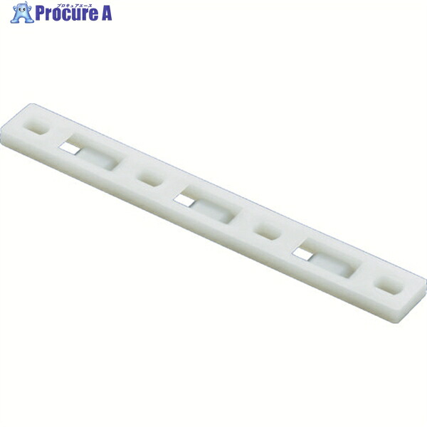 PANDUIT 結束バンド固定具 マルチタイプレート ナチュラル (100個入) MTP3S-E6-C 1袋 ▼497-3798
