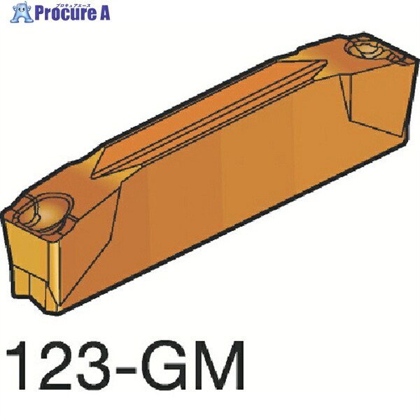 SANDVIK コロカット1・2 溝入れ製造用心付け(320) H13A N123G2-0300-0003-GM  H13A (320) 10個 ▼607-4677  ●KO521 切削・研削工具用アクセサリー-DIY・工具