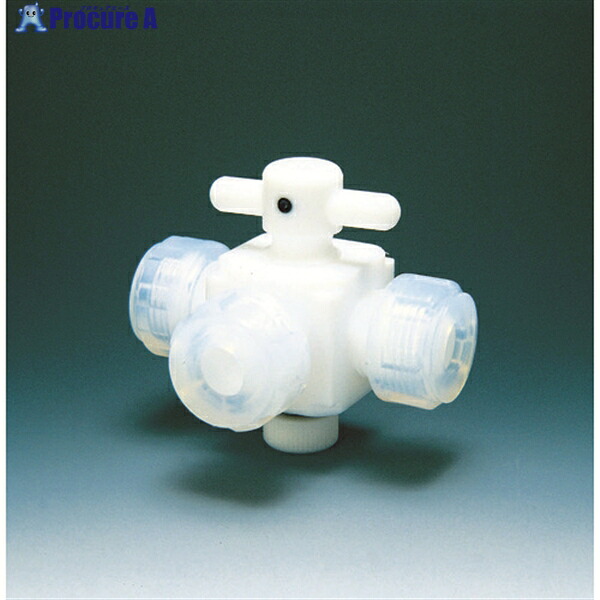 フロンケミカル フッ素脂(PTFE)三方弁膜繋ぎ合わせる6粍 NR0030-001 1個 ▼391-5417