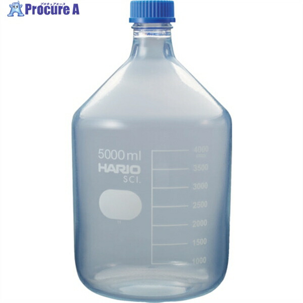 HARIO 上塗りねじ口瓶 5、000mL NBOC-5L-SCI 1個 ▼601-2867