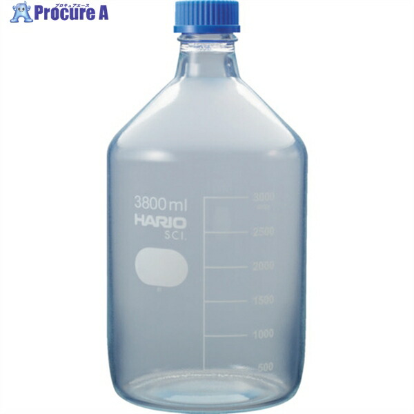 HARIO 上塗りねじ口瓶 3、800mL NBOC-3.8L-SCI 1個 ▼601-2877