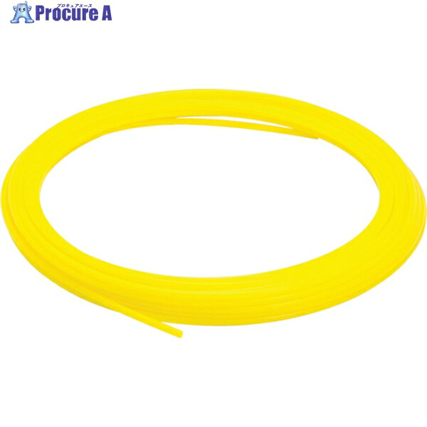 PISCO ナイロンチューブ イエロー 10&times;7.5 100M NA1075-100-Y 1巻 ▼818-1437 ｜プロキュアエース