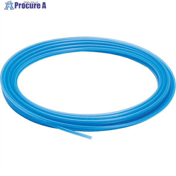 PISCO ソフトナイロンチューブ クリアブルー 6×4 100M NB0640-100-CB 1巻 ▼818-1480 5,371円