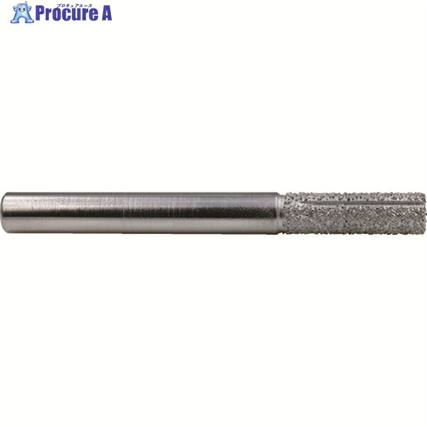 TRUSCO 焼結ダイヤモンドバー 円筒 刃径・シャンク径10mm 80mm PCM10-D427 1本 ▼161-2297