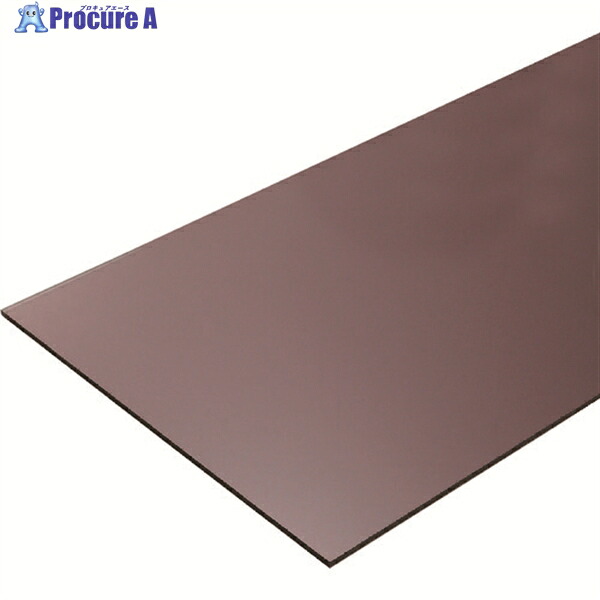 TRUSCO ポリカーボネート平板600mm 900mm 厚み3mm ブラウンスモーク PCB3-6090-BR 1枚 ▼207-8801