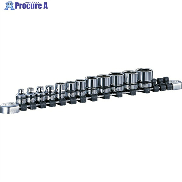 nepros 9.5sq.ソケットセット(12コ組) 差込数9.5mm 6角 NTB312A 1S ▼807-0548