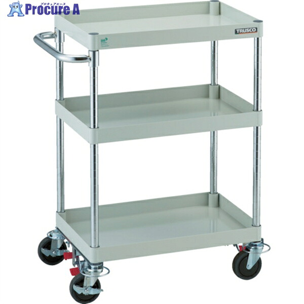 TRUSCO ツールワゴン フェニックスワゴン 省音 600X400 4輪S付 ホワイト PEW-963-4B-W 1台 ▼819-5009 |プロキュアエース