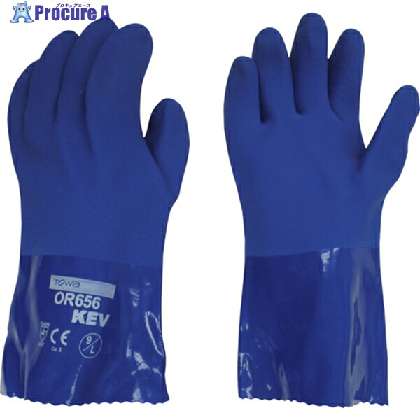ビニスター まとめ買い 耐切創グローブ 耐油ビニスターKEV 9/L (12双入) OR656-9 1袋 ▼857-6137 作業用手袋-安全・保護用品
