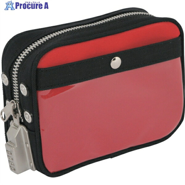 SANEI キャンヴァス電子メール用車寄せ(SS)SED-1錠付 赤 PSS-SED-02 1個 ▼114-1921