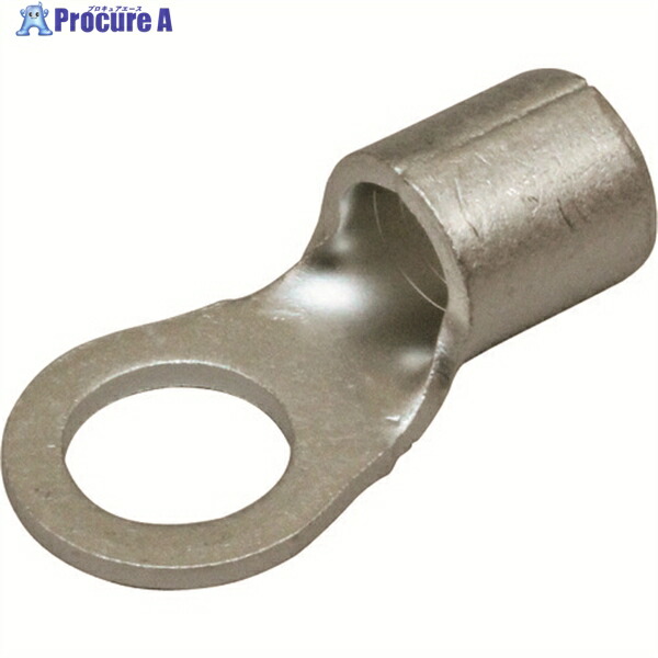 ニチフ 裸圧着端子(丸形) 90度曲ゲ R 100-10-B | ニチフ端子工業（Nichifu） 銅線用裸圧着端子 R形丸形 穴径