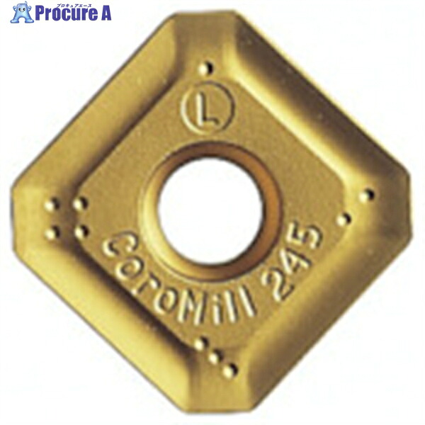 SANDVIK コロミルCoroMill[[R上]]245 フライス加工用チップ(350) 2040 R245-12 T3 E-ML 2040 (350) 10個 ▼172-5203 ●KO521｜プロキュアエース