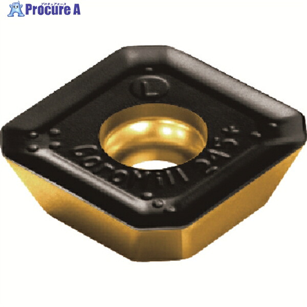 SANDVIK コロミル245 フライス加工用チップ(350) 4330 R245-12 T3 E-PL 4330 (350) 10個 ▼205-9597 ●KO521 17,754円