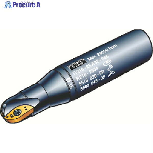 SANDVIK コロミルCoroMill[[R上]]216 プロファイルフライス加工用カッター(440) R216-32A32-070 (440) 1個 ▼251-1231 ●KO521｜プロキュアエース