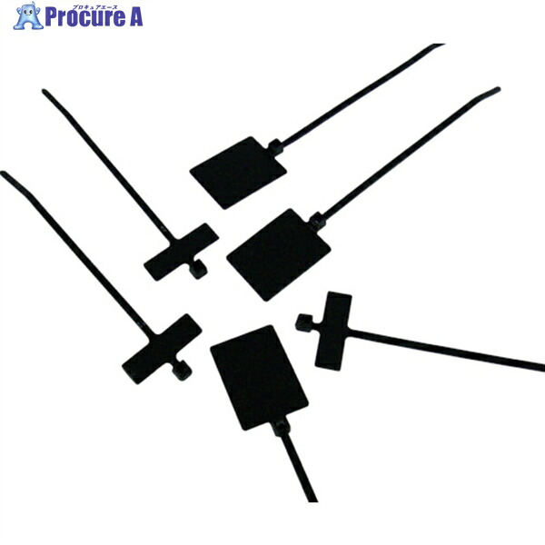 PANDUIT 旗型タイプナイロン結束バンド 耐候性黒 (1000本入) PLF1MA-M0 1袋 ▼438-2749 ｜プロキュアエース